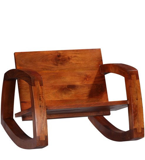 Handcrafted Solid Wood Rocking Chair