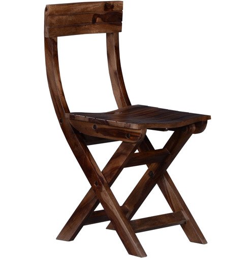 Handcrafted Sheesham Wood Folding Dining Chair