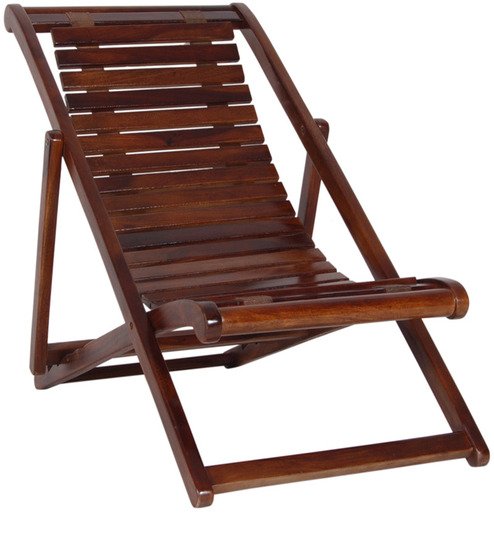 Handcrafted Wooden Rocking Chair with Wagon Wheel Design