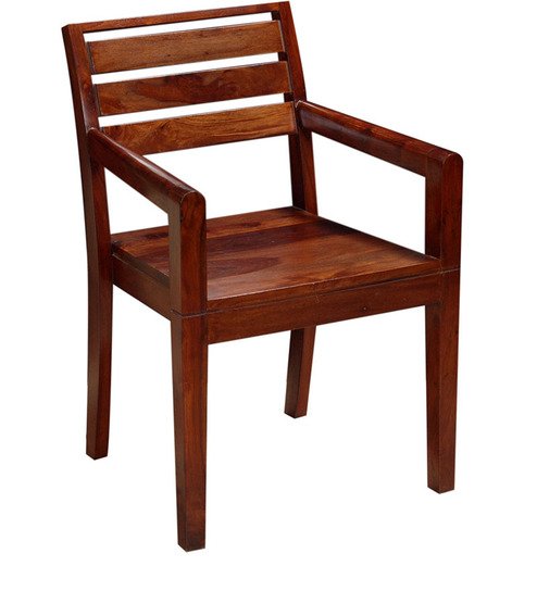Modern Solid Wood Dining Arm Chair