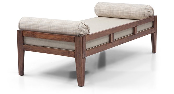 Malaga Wooden Day Bed with Bolster Cushions