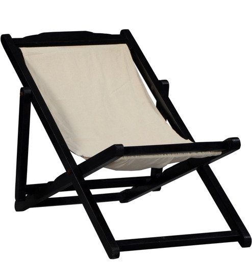Handcrafted Folding Canvas Deck Chair